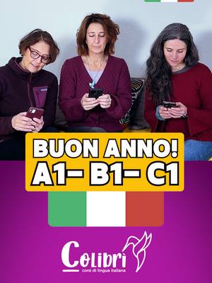 A post by @italiano_online_colibri on TikTok caption: 🎉 BUON ANNO IN ITALIANO! 🇮🇹 A1- B1- C1  Come si augura un buon anno in italiano? 🤔 Ecco qualche esempio per tutti i livelli:  A1 Buon anno! Felice anno nuovo!  B1 Ti auguro un anno pieno di felicità e successi! Buon anno a te e alla tua famiglia!  C1 Che il nuovo anno ti porti serenità, salute e tante soddisfazioni personali e professionali!   Possa il 2025 essere un anno straordinario per tutti noi! Scrivi nei commenti i tuoi auguri in italiano! ✍️  #italiano #italianlanguage #buonanno #imparareitaliano #italianoA1 #italianoB1 #italianoC1 #italianonline #italianlanguagelearning  Scrivilo nei commenti!  📧 Vuoi migliorare il tuo italiano? Scrivici: corsi.colibri@gmail.com 👉🏻 Scopri i nostri corsi: https://linktr.ee/colibricorsidilinguaitaliana  #italiano #learnitalian #natale #visitare #andareatrovare #linguaitaliana #italianlanguage #italianonline #imparareitaliano #colibricorsilinguaitaliana