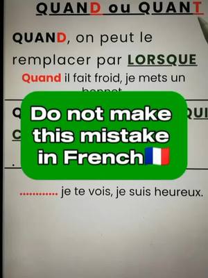 A post by @ouiteach on TikTok caption: Do not make this mistake in French🇨🇵|Improve your French with Alain and Moh😀 #learnfrench #frenchgrammar #frenchcourse #frenchclass 