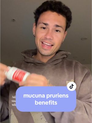 A post by @mattlikesmochi on TikTok caption: mucuna pruriens - a legume that may promote healthy focus, energy, & attention 