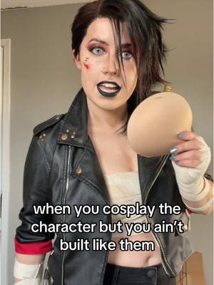 A post by @the_eco_cosplayer on TikTok caption: sorry to all the thirsty gays I’m letting down with this information 😔 #arcane #vi #viarcane 