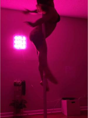 A post by @teenibeani on TikTok caption: Ball drop looks a lil different here  #imanadult #fakebody #polefitness #poledancer #xpole #skriptok #yesastrippper #xpoleus #pddrop 