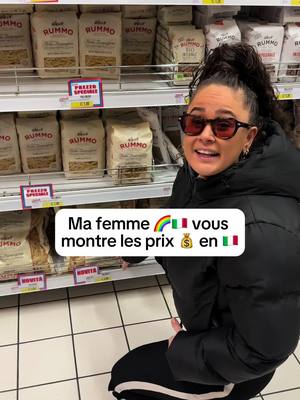 A post by @charlene_et_francesca on TikTok caption: 😂😂😂🫰🏻💰🤌🏼 les prix au supermarché en italie !!! Dites nous quel est votre budget courses en commentaire ✨ #italie #italia #italy #couple #viral #viralreels #viralvideos #course #supermarché 