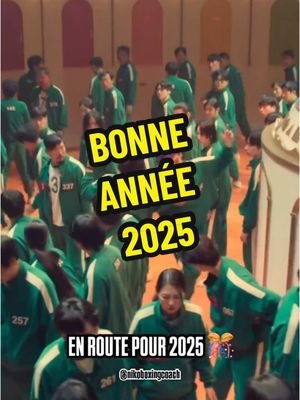 A post by @nikoboxingcoach on TikTok caption: 🚀 En route pour 2025 : prêts à relever tous les défis avec le sourire ! 😄 Bonne année à tous mes followers tiktokiens ! 🎉 #tiktok #squidgame #humour #année2025 #bonneannée #fun #foryou #pourtoi