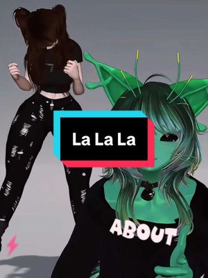 A post by @alvahie on TikTok caption: La La La~ Honestly, this was so fun to do but if you listen closely… you can hear my body screaming from everything I did in this video 😂😭🥹 🫂 w/ @junobug.comm 💚 #vrchat #vrchatmemes #vrchatfunnymoments #vrgame #vrchatcommunity #vrchatfunny #vrchatcomedy #vrchatgame #vrchatavatar #vrchatmoments #fullbodytracking #quest3 #vrchatfriends #vrc