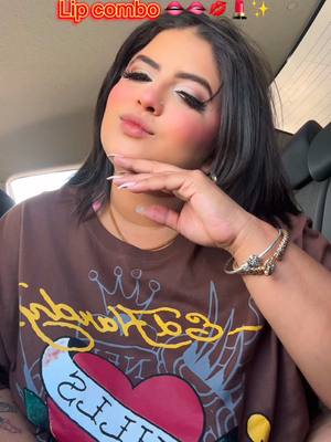 A post by @alondratwerking on TikTok caption: Mi primer video del 2025🫦✨❤️‍🔥 Mi lip combo 24/7💄❤️ #lipcombo #makeup #grwm 