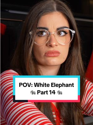 A post by @mikaelahappas on TikTok caption: POV: White Elephant. Part 14. #pov #funny #comedy #skit #sketchcomedy 