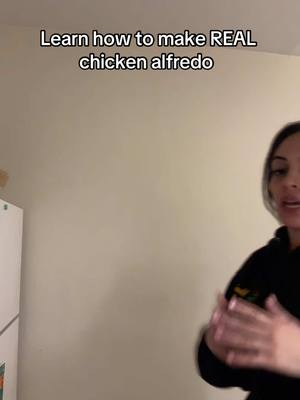 A post by @tiffdollas on TikTok caption: one of my favorite meals to make, quick and easy #fyp #chickenalfredo #howtocook #cookingathometiktoktv 