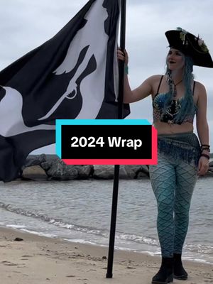 A post by @siren_sapphireva on TikTok caption: I love what I do 💙 #mermaid #siren #pirate #2024 #newyear #2025 #oc 