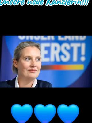 A post by @afd_bluey on TikTok caption: Wenn jemand Deutschland noch  retten kann, dann ist es definitiv Dr. Alice Weidel!!! 