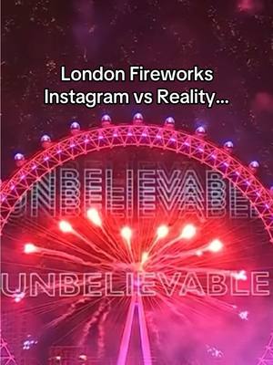 A post by @joe_smith2002 on TikTok caption: #london #fireworks #2025 #newyear #newyearseve #instagramvsreality 