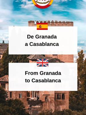 A post by @ta3alom_espaniya on TikTok caption: Learn spanish fromsongs De Granada a Casablanca 🇲🇦🇪🇸 #aprenderespañol #spanishteacher #spanishtiktok #spaintravel #spain #morocco 