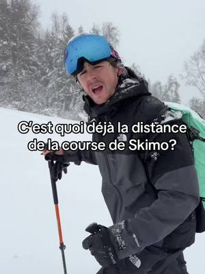 A post by @seb.harr15 on TikTok caption: 32km ski randonee pour un debutant, dans quoi je me suis embarqué @Mathis Dumas 