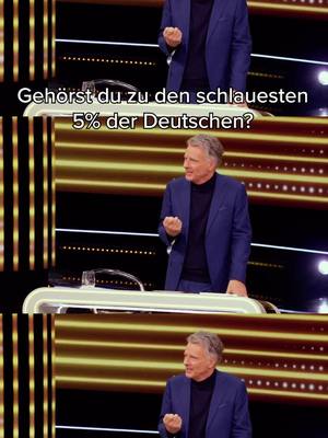 A post by @1prozentquiz on TikTok caption: Bist du schlauer als 95%? 😏 👉 „Das 1% Quiz – Wie clever ist Deutschland?“ – jederzeit streamen auf Joyn und donnerstags um 20:15 Uhr auf SAT.1. #das1prozentquiz #whattowatch