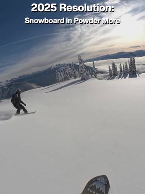 A post by @burtonsnowboard on TikTok caption: What's your snowboarding New Year's Resolution? Mines to post more clips. 🏂 Mikey Rencz #snowboarding