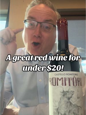 A post by @winetext on TikTok caption: Here is an awesome wine ... under $20!  The Romitoro 2020 Toscana from Castello Romitorio is a full bodied red with incredible structure and complexity that you might normally find in wines 2-3 times the price!  With scores of 93 Points from both Robert Parker's the Wine Advocate and James Suckling, it's easy to see why this is always in such high demand vintage after vintage!  Click the link in our bio to learn more! #wine #wines #winelover #redwine #winetext #winelibrary 