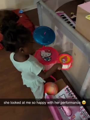 A post by @diorminae on TikTok caption: her little smile melted my heart🥹🥹💞💞💞i love being her mommy😭#nuggetgang🐣 #funnyvideo #TheZeiglers 