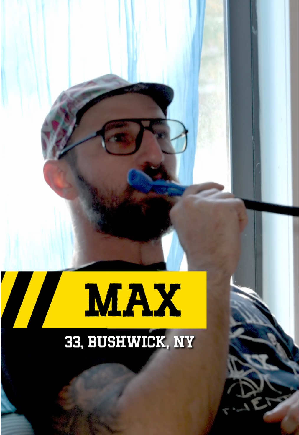A post by @boyroomshow on TikTok caption: Max K, 32, Bushwick, NY Welcome to Boy Room, the show where we investigate men's bedrooms and fix them. On today's episode, Rachel visits Max K, an ex-bike messenger who lives in a castle of cat hair in Bushwick. hosted by @rachelcoster_ @Gymnasium hip with @prime  #messy #hoarders #NY #bushwick #renovation #comedy #boyroom #gymnasium