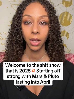 A post by @chelseatantra on TikTok caption: How have you been feeling as we start off this new distorted calendar year? Where to even begin with the astrology of 2025 😂 I guess the opposition between mars and Pluto that’s been building… 💥The first opposition was exact November 4 in Capricorn/Cancer  💥The second is exact January 3 in Leo/Aquarius 💥The third and final is exact April 28 in Leo/Aquarius Mars Pluto oppositions happen once every 2 years, so they aren’t terribly unusual. But this one is different because not only did it initiate as Pluto was changing signs, it’s also during Mars retrograde.  So what usually lasts a couple weeks or so is a several month process. This happened the last time Pluto changed signs btw from Sagittarius into Capricorn back in 2007-2008.  Mars retrograde is a time to slow down and turn our focus inwards. It’s not the best time to start brand new things. And for many, it could be a time of very low energy.  How are you feeling, what are your thoughts on all this? Free thinkers, I always love to hear from you.  🖤