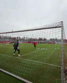 A post by @manuelneuer on TikTok caption: Back at it! ⚽️🧤