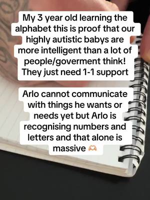 A post by @letisha19982 on TikTok caption: #autismawareness #learning #reconising #letters #numbers #government #fund #addionalneedschools 