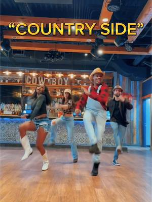 A post by @bamthedancer on TikTok caption: “COUNTRY SIDE” w/ @Dejah @Rebecca Rose Goodman @Hybrid_Bboy | DC: Me | @99 Percent #countryside #newdance 