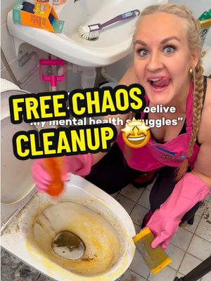 A post by @aurikatariina on TikTok caption: FREE CHAOS CLEANUP!! 🤩💪 #CleaningMotivation #CleanTok #SatisfyingCleaning #DeepClean #MessyToClean #CleaningInspo #CleanWithMe #BeforeAndAfter 