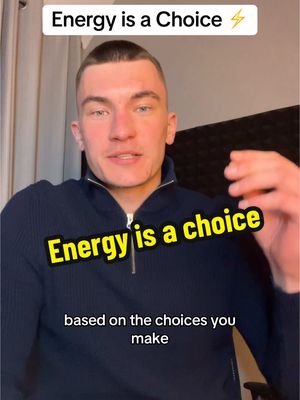 A post by @benljeffery on TikTok caption: You’re energy is your choice! ⚡️#selfimprovement 