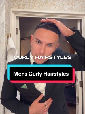 A post by @lucadofficial on TikTok caption: Waves to curls…which is your favourite? 😎 #fyp #foryoupage #curls #curlyhair #menshair #CapCut 