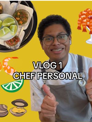 A post by @chefmedina.rc on TikTok caption: HOLA ESPERO LES GUSTE EL NUEVO FORMATO DE MIS VLOGS 🫶🏾  para más contexto te invito a mi canal de YouTube a ver mi primer vlog del nuevo formato como chef personal. El link se los dejaré en la descripción de mi perfil. #chefmedina #chefpersonal #personalchef #recipes #vlogs 