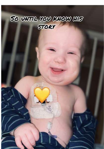 A post by @yoyoitsyoungnoodle on TikTok caption: My son is 4 months into remission from Stage 4 Neuroblastoma and I thank god everyday for giving him another chance at life!!! I am truly blessed WE are truly blessed🤍🫶🏼