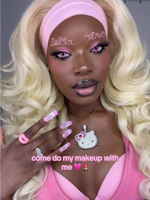 A post by @isabelleikpeme on TikTok caption: everyone needs an alter ego🙈 #fyp #makeupartist #editorialmakeup #makeupinspo #makeuptutorial 