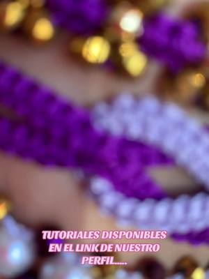 A post by @nailookaccesorios on TikTok caption: 💜TUTORIALES DISPONIBLES PASO A PASO EN EL LINK DE NUEDTRO PERFIL. #bracelet 