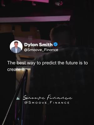 A post by @smoove_finance on TikTok caption: The best way to predict the future is to create it.  #SmooveFinance #LifeInsurance #Business #Marketing #Finance #Insurance #NoLoss #Wealth #TaxFree #Money #Interest #Entrepreneur