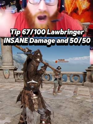 A post by @waloooosh on TikTok caption: Tip 67- Lawbringer INSANE DAMAGE+True 50/50 #forhonor #forhonortiktok #walooosh #gametok #forhonorcommunity #aura #tipsandtricks #tipsandtricks #viral 