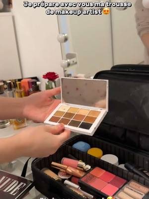 A post by @ynda.enjoy on TikTok caption: Je prépare avec vous ma trousse de maquillage pro 😍✨ #makeup #MakeupRoutine #fyp #pourtoi #makeupvlog #beautyblogger #mua #beautyinfluencer #viralmakeup 