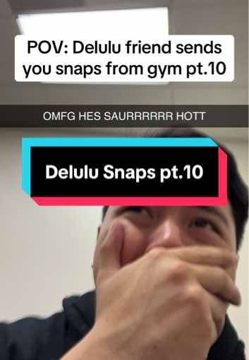 A post by @pierochi on TikTok caption: HE’S BAAAAAAACK!! After a long hiatus from the gym, and with the new year, who knows what adventures your delulu friend might encounter at the gym?? #delulu #gymcrush #comedy #bestfriend 