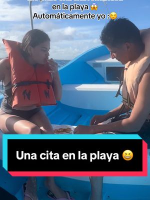 A post by @ronaldvallez on TikTok caption: Una cita en la playa 😆