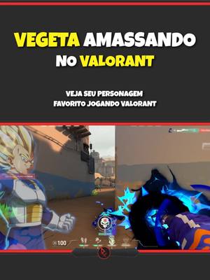 A post by @brunoroxis on TikTok caption: VEGETA JOGA VALORANT #valorantbrasil #vegeta