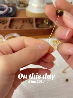 A post by @likayjewel_diylilylin on TikTok caption: #onthisday 