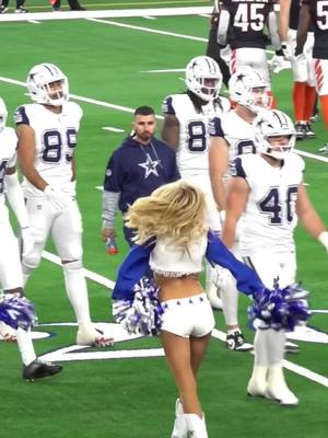 A post by @kylie.dickson on TikTok caption: PSA* there will be football at tomorrows DCC performance  #dallascowboyscheerleaders #dcc #nflcheerleaders  choreo: @Claire Wolford 