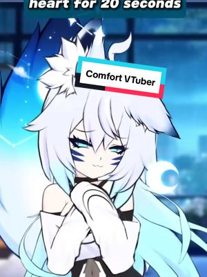 A post by @mysticlightt on TikTok caption: Comfort Vtuber 🩵