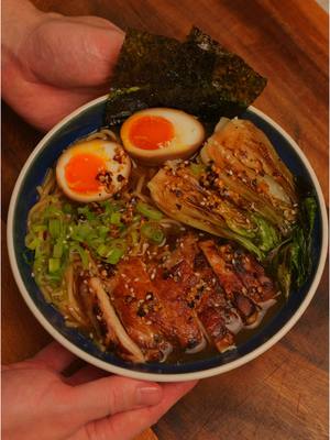 A post by @thehealchef on TikTok caption: Introducing my new Sunday night series: The World's Most Comforting Bowls 🍜 We're kicking things off with a warm, comforting Miso Chicken Ramen - perfect for a chilly winter evening. ❄️ Head to my website for the full recipe, and tell me what you'd like to see next Sunday: Mexican Torta Soup or Vietnamese Pho? Let me know in the comments👇 #ComfortFood #RamenLovers #misoramen 