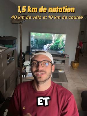 A post by @air_max_ime on TikTok caption: "On va tout donner ! 🔥 Jour 0 #course #Triathlon #Défi #Motivation #Sport #velo #natation 