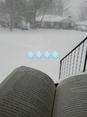 A post by @krys_is_reading on TikTok caption: #booktokfyp #booktoker #fyp #snowday #snowstorm2025 #kentucky 