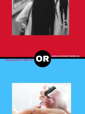 A post by @wouldyouratherr.us on TikTok caption: Would You Rather? #quiz #game #wouldyourather 