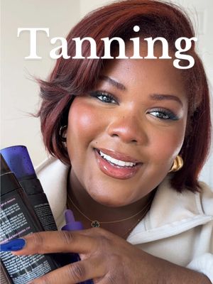 A post by @taylorcaldwell on TikTok caption: Black girl approved self tanners that’s I love ✔️ #selfcareroutine #blackgirltanroutine #blackgirltanning #beautyfavorites #tanningroutine #jergenstanninglotion #tanningmousse #bodycaretips 