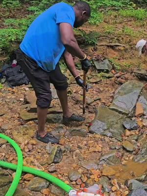 A post by @fishngold on TikTok caption: Highbanker Gold Prospecting - Can we get to 1 milion followers tiktok? #goldprospecting #oro #emas #goldrush #minerals #gemstones