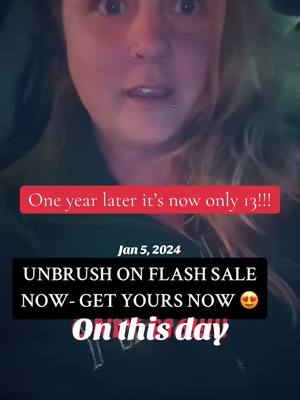 A post by @blonde_savage on TikTok caption: #onthisday THROW BACK TO MY FIRST VIRAL TTS VIDEO!!! Will it go viral again?! #unbrush #firstviralvideo 