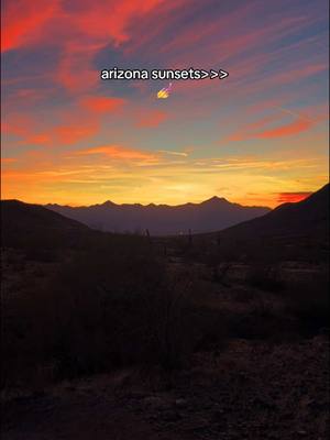 A post by @jujube96 on TikTok caption: arizona has by far the best sunsets 😍🥹🌄 #arizona #sunset #sunsets 