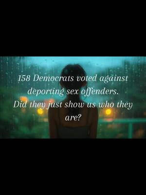 A post by @texasglitter on TikTok caption: 158 Democrats voted against!!! #democrats #americansafety #trump Do they not realize this was a public safety issue!!??